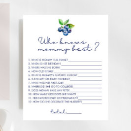 Berry Sweet, der Mommy Best Baby Shower Game kennt