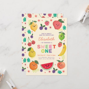 Berry Sweet Ein Geburtstag laden Rainbow Niedlich Einladung