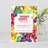 Berry Sweet Einladung (Stehend Vorderseite)