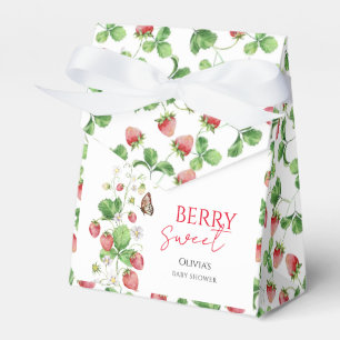 Berry Sweet Erdbeer-Baby-Party Geschenkschachtel
