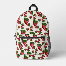 Berry Sweet Erdbeer-Muster-Rucksack
