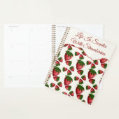 Berry Sweet Erdbeer-Muster-Tagesplaner Planer (Anzeige)