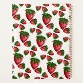 Berry Sweet Erdbeer-Muster-Tagesplaner Planer (Rückseite)