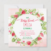 Berry Sweet Erdbeere Geburtstagsparty (Vorderseite)