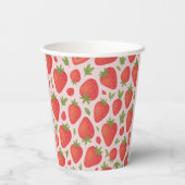 Berry Sweet | Erdbeere Pappbecher (Rückseite)