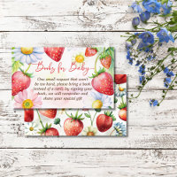 Berry Sweet Erdbeeren Babydusche Anfrage