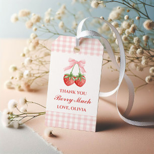 Berry Sweet Erdbeervergnügen Geburtstag Rosa Schle Geschenkanhänger