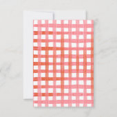 Berry Sweet Erster Geburtstag Dankeschön Karte (Rückseite)