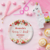 Berry Sweet Erster Geburtstag Pappteller (Party)