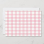 Berry Sweet Erstgeburt Einladung Strawberry (Rückseite)