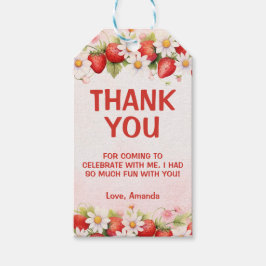 Berry Sweet First Birthday Geschenkanhänger