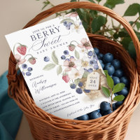 Berry Sweet Floral & Berry Basket Baby Dusche