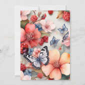 Berry Sweet Fruit Baby Dusche Einladung (Rückseite)