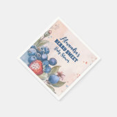 Berry Sweet Fruit Baby Dusche Serviette (Ecke)