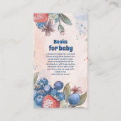 Berry Sweet Fruit Baby Shower Books for Baby Begleitkarte (Vorderseite)