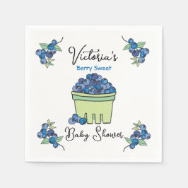 Berry Sweet Fruit Basket Baby Dusche Serviette