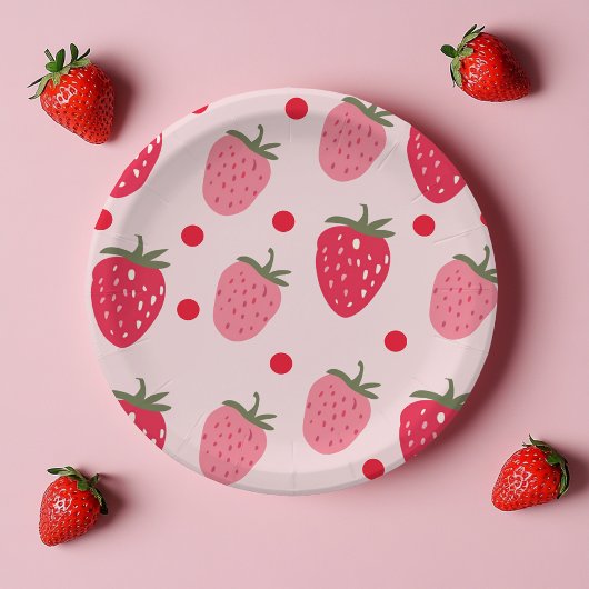Berry Sweet Geburtstag mit Strawberry Pappteller
