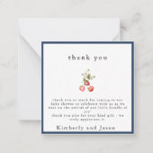 Berry Sweet Girl Baby Dusche Danke Karte (Vorderseite)