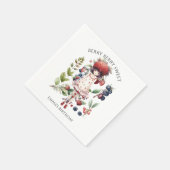 Berry Sweet Girls Geburtstagsparty Serviette (Ecke)