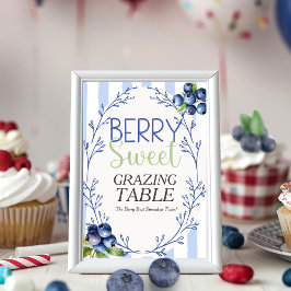 Berry Sweet GRAZING TABLE blueberry Sign I Einladung
