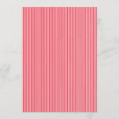 Berry Sweet Hand Drawn Bow Baby Shower Einladung (Rückseite)