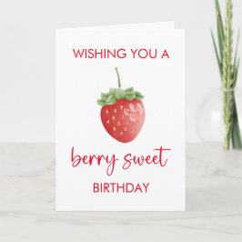 Berry Sweet Happy Birthday Card Karte