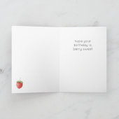 Berry Sweet Happy Birthday Card Karte (Innenseite)