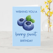 Berry Sweet Happy Birthday Card Karte (Gelbe Blume)