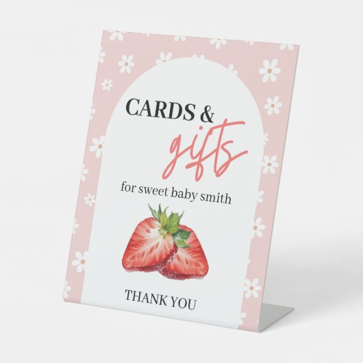 Berry Sweet Karten & Geschenke Schild (Vorderseite)