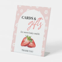Berry Sweet Karten & Geschenke Schild