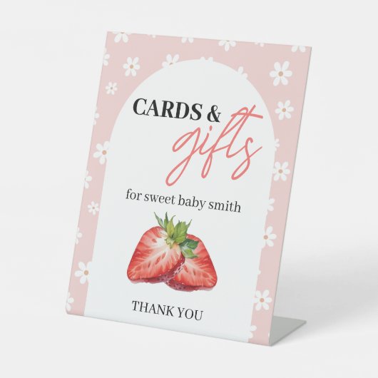 Berry Sweet Karten & Geschenke Schild (Vorderseite)