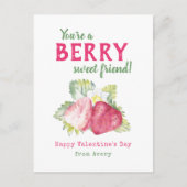 Berry Sweet Kids Classroom Valentinische Karten (Vorderseite)