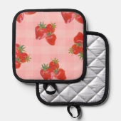 Berry Sweet Kitchen Set Topflappen (Vorderseite/Rückseite)