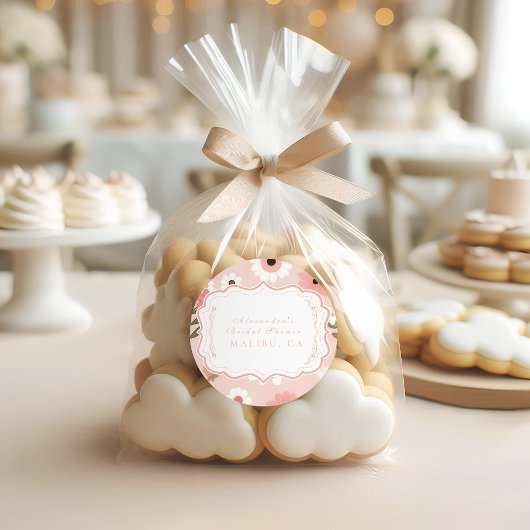 Berry Sweet Liebe Brautparty Runder Aufkleber