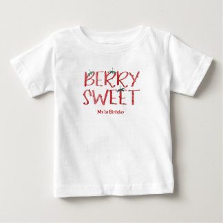 Berry Sweet Mein 1. Geburtstag Baby T-shirt