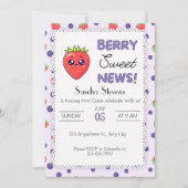 Berry Sweet News! Einladung zum Geburtstag (Vorderseite)
