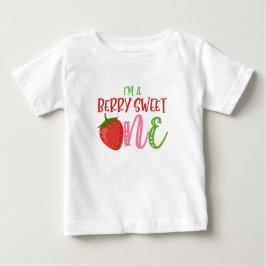 Berry Sweet ONE Erstes Geburtstags-Shirt Baby T-shirt