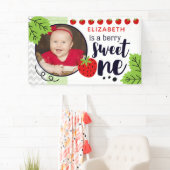 Berry Sweet ONE Strawberry Baby Erstgeburt Banner (Insitu)