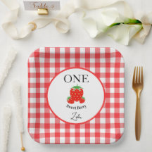Berry Sweet Paper Plate Kids Birthday