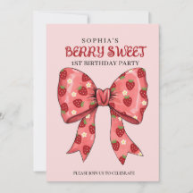 Berry Sweet Party Einladung