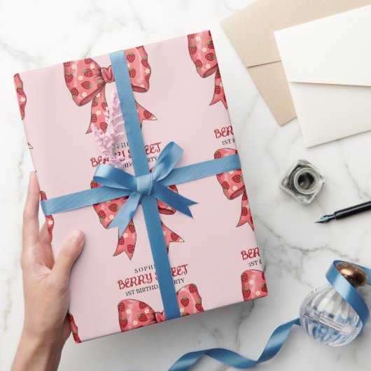 Berry Sweet Party Einladung Geschenkpapier (Schenken)