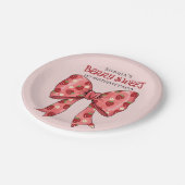 Berry Sweet Party Einladung Pappteller (Schrägansicht)