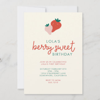 BERRY SWEET PARTY INVITE EINLADUNG