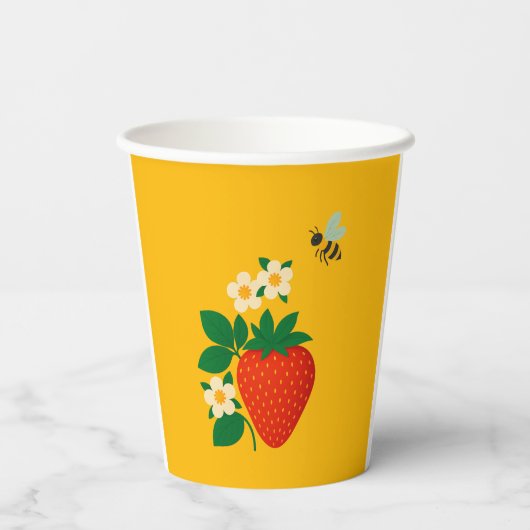 Berry Sweet Party Pappbecher (Rückseite)