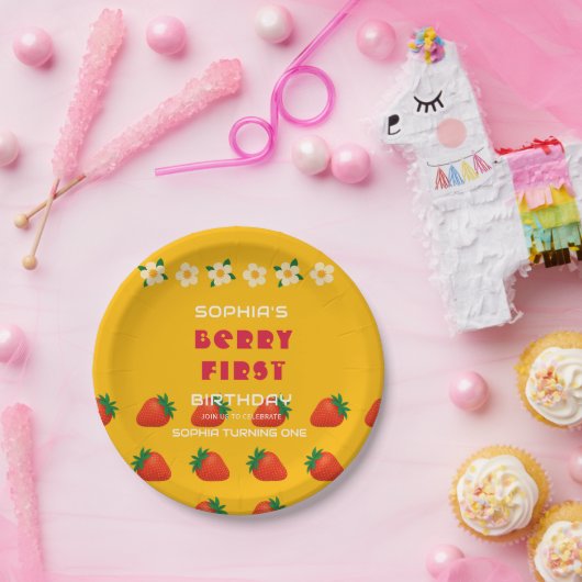 Berry Sweet Party Pappteller (Party)