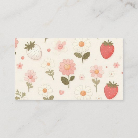 Berry Sweet Pink Coquette Baby Books for Baby Begleitkarte (Rückseite)