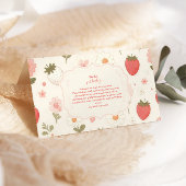 Berry Sweet Pink Coquette Baby Books for Baby Begleitkarte