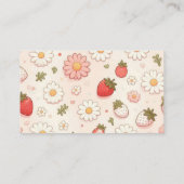 Berry Sweet Pink Coquette Baby Books for Baby Begleitkarte (Rückseite)