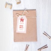 Berry Sweet Pink Coquette Babydusche Geschenkanhänger