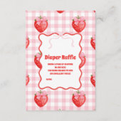 Berry Sweet Pink Diapper Raffle Begleitkarte (Vorderseite)
